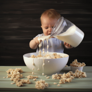 Mixing Baby Cereal with Breastmilk