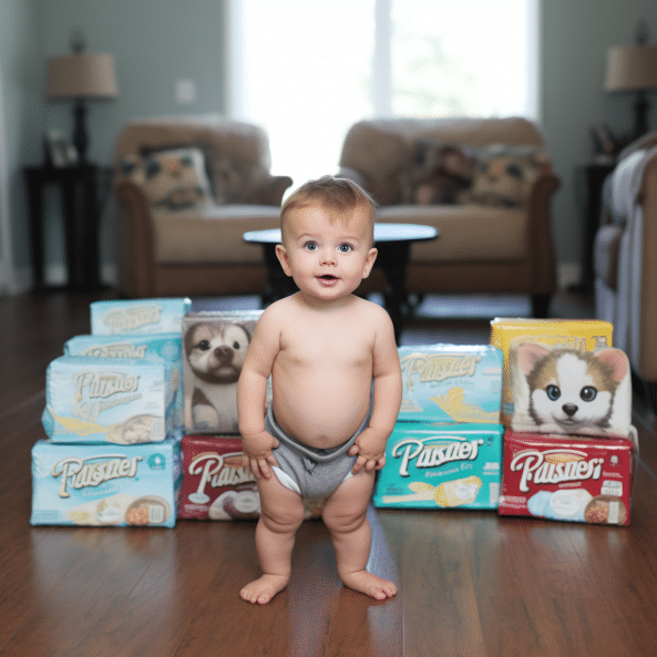 Rascal and Friends vs Pampers diapers