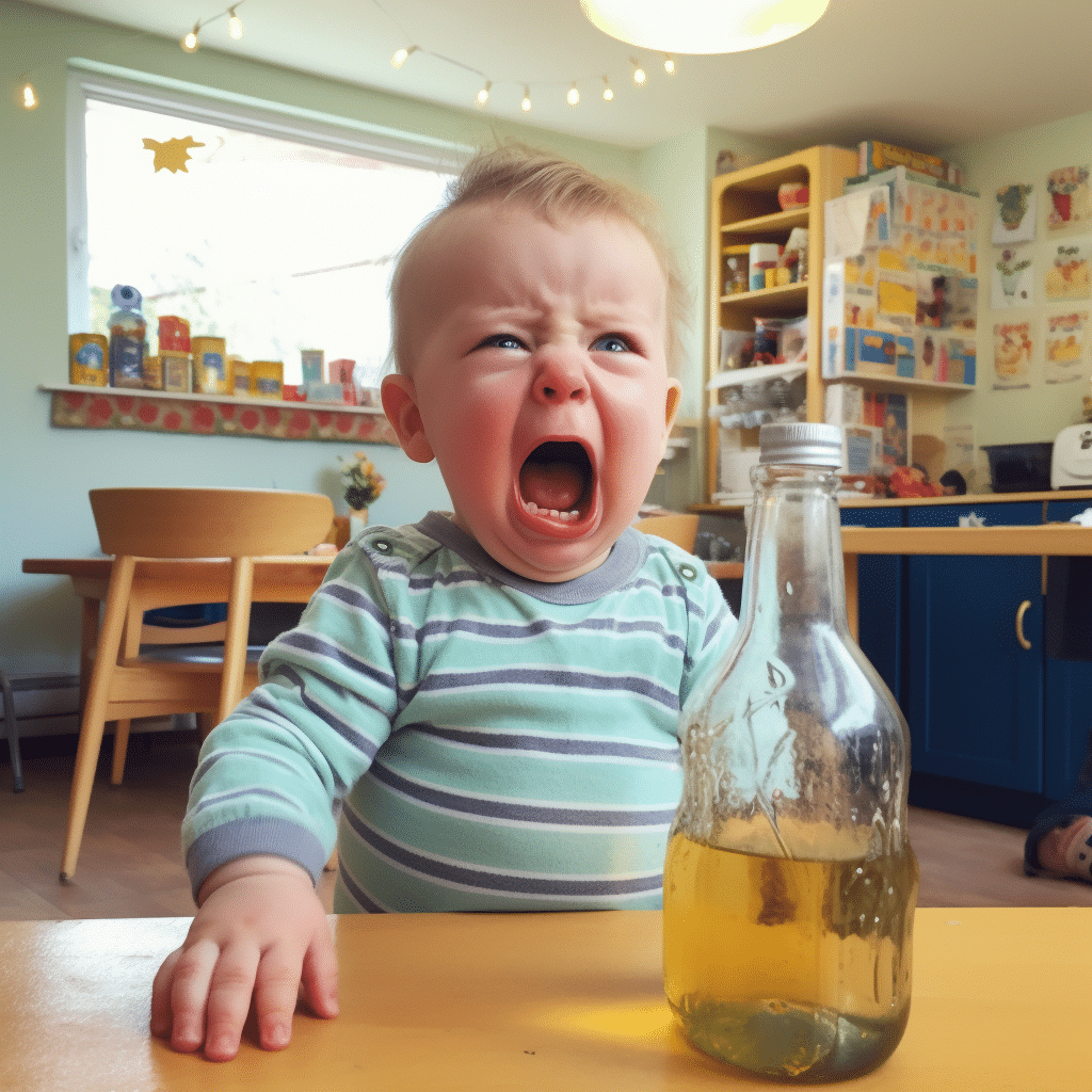 Baby Refuses Bottle at Daycare