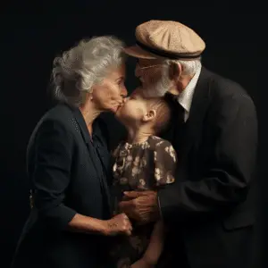 Grandparents Not to Kiss Baby