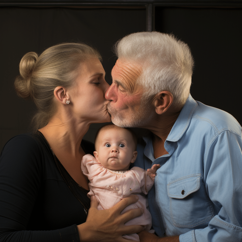 Grandparents Not to Kiss Baby