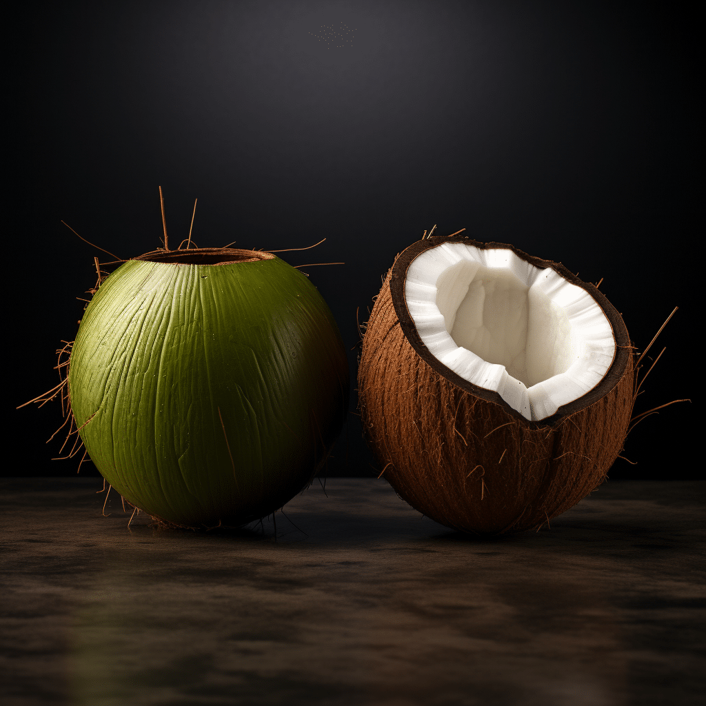 Brown vs Green Coconut