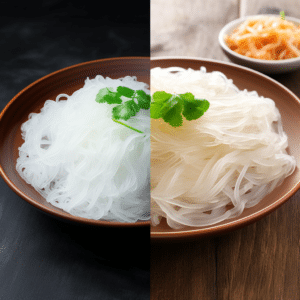 Glass Noodles vs Rice Noodles