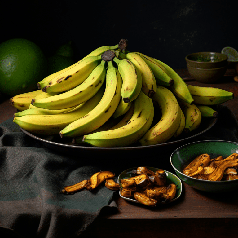 Green vs Yellow Plantains Differences in Taste and Nutrition