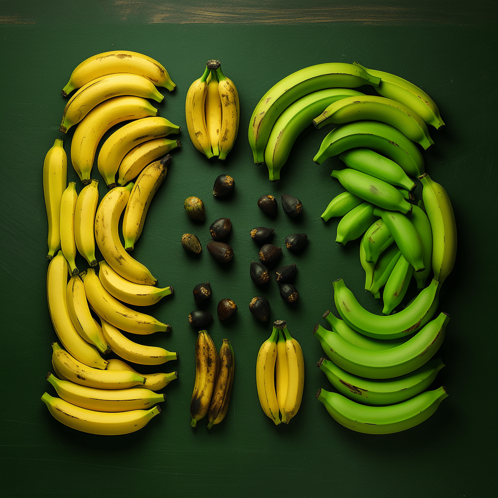 Green vs Yellow Plantains