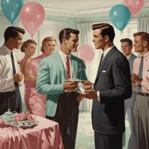 Men Attend Baby Showers