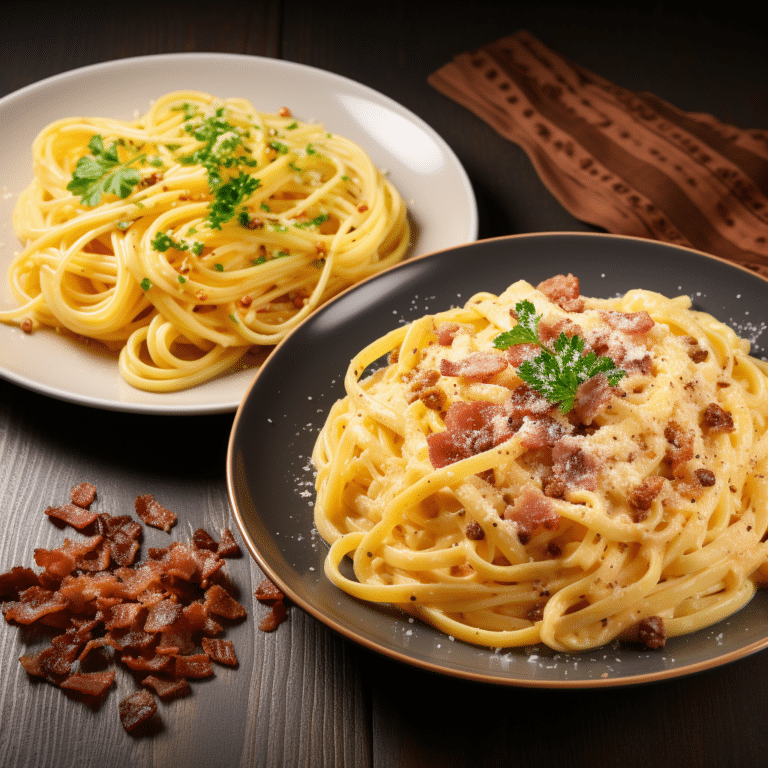 Pasta Alla Gricia vs. Carbonara Comparison
