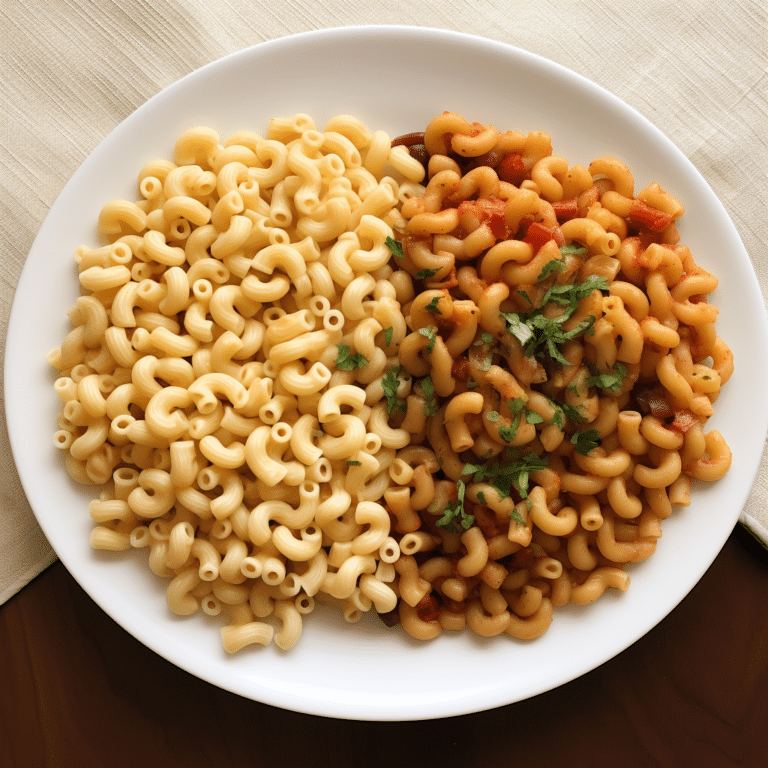 Cavatappi and Cellentani Pasta Comparison