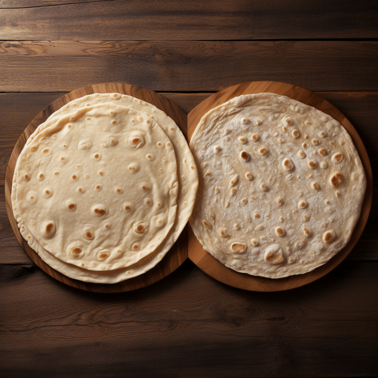 Flatbread vs. Tortilla Unleavened Bread Comparison