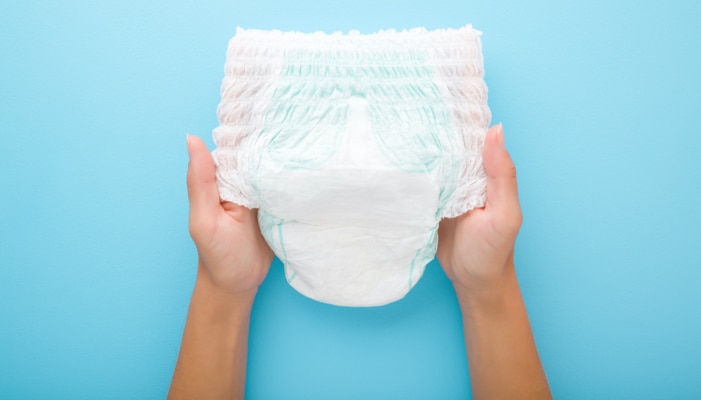 11-Year-Old Wearing Diapers