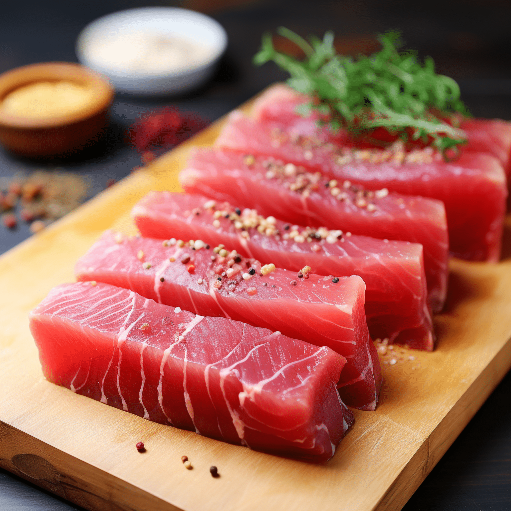 Raw Costco tuna