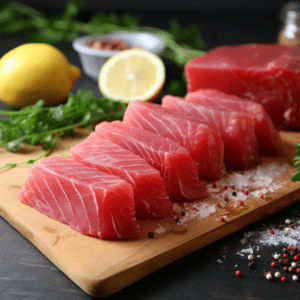 Raw Costco tuna