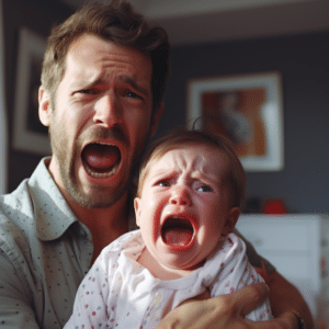 Baby Cries When Dad Holds