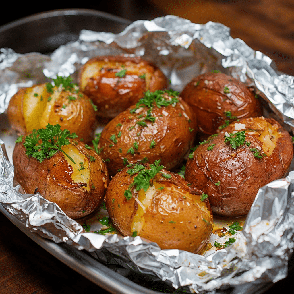 Bake Potatoes in Foil