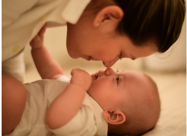 Blowing in Baby's Face