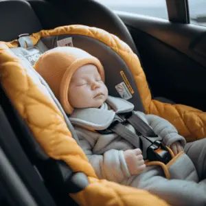 Newborns in car seats
