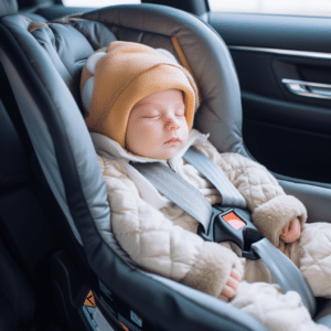 Newborns in car seats