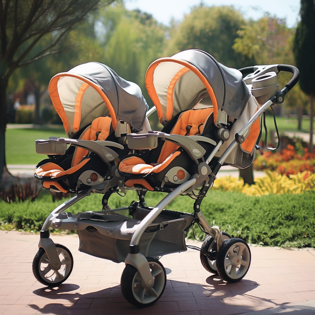 Twin Strollers for Newborns with Car Seat