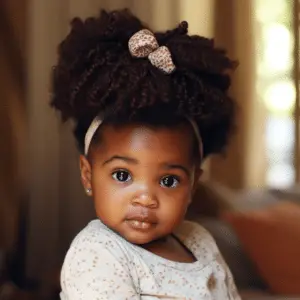 African American newborn hair care