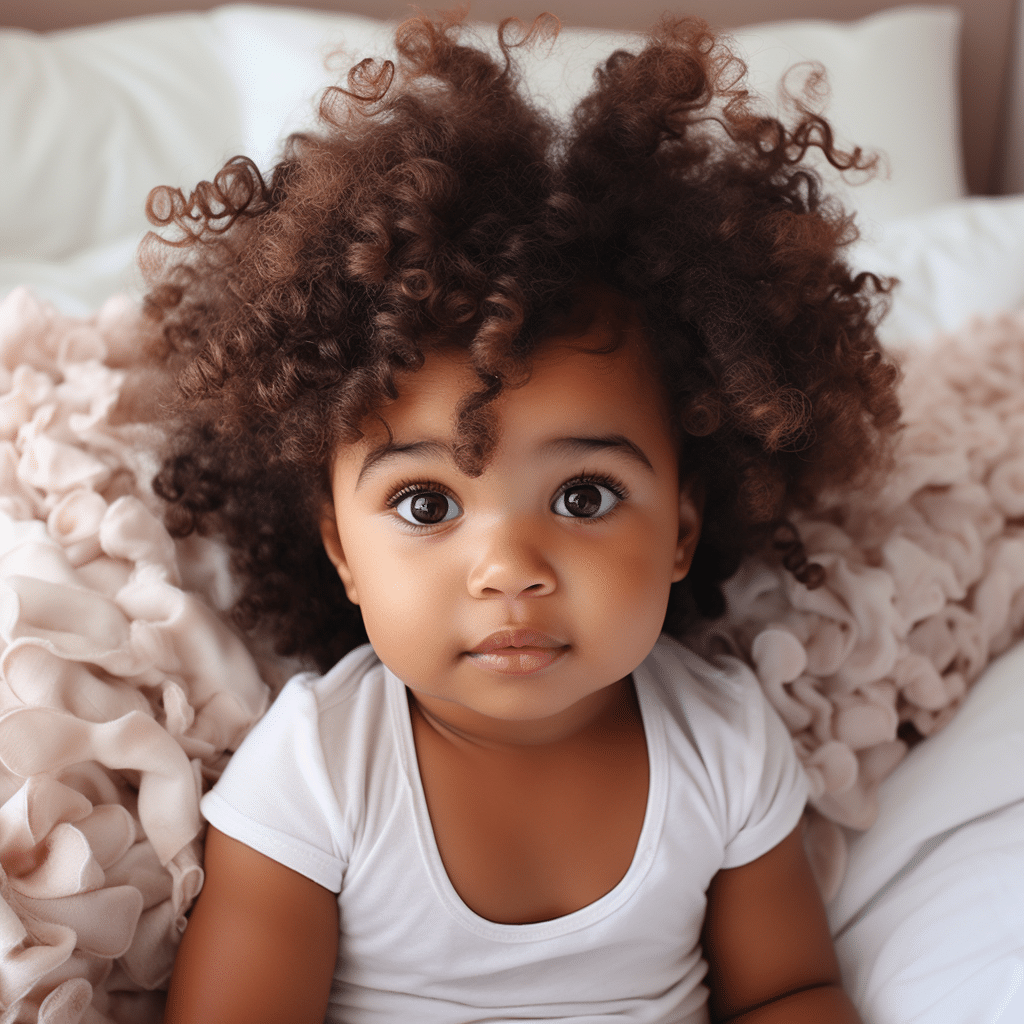 African American newborn hair care