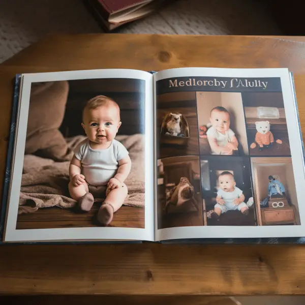 baby's first year photo books