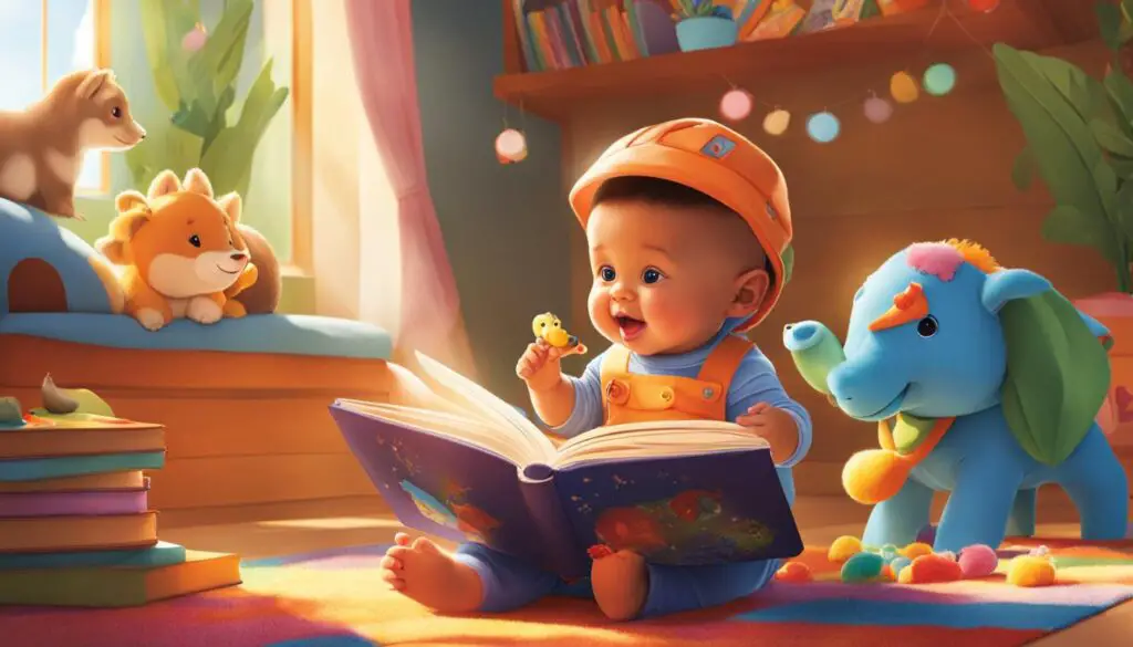 Baby reading