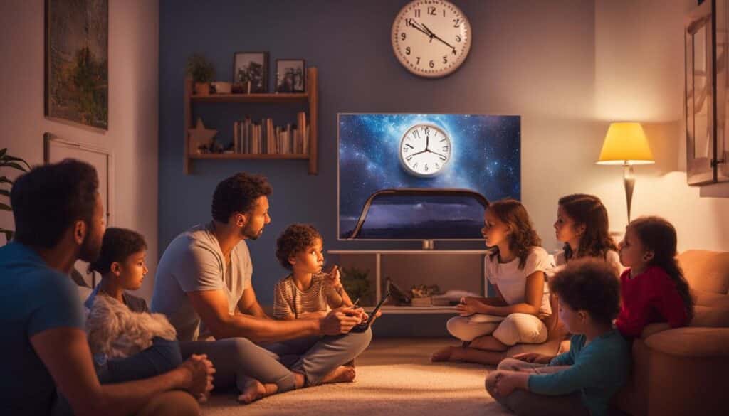 family screen time rules