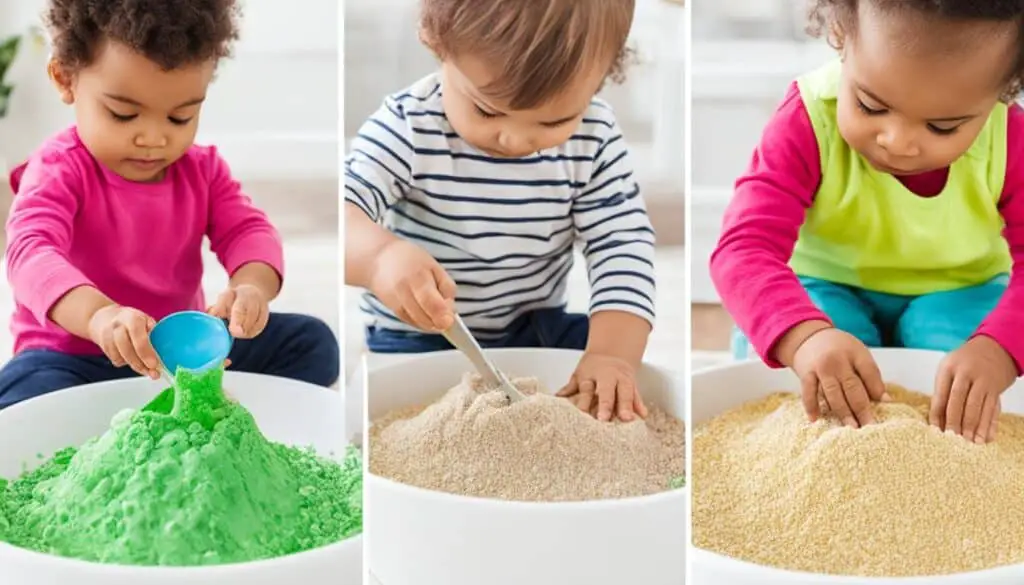 stages and sensory play